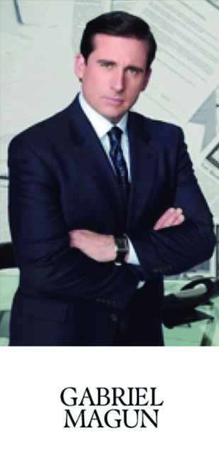 magun traje negro